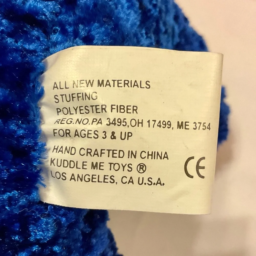 Red, white and blue stuffed animal pair